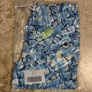 Janie and Jack Blue Elephant Swim Trunks